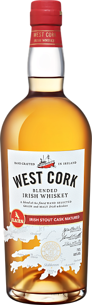 West Cork Irish Stout Cask Matured Blended Irish Whiskey, 0.7 л в Москве