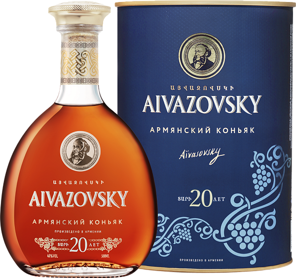 Aivazovsky Very Old 20 Y.O. (Подарочная упаковка), 0.5 л в Москве