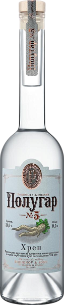 Дистиллят Polugar №5 Horseradish, 0.5 л в Москве