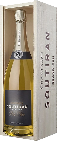 Soutiran Cuvee Perle Noire Grand Cru Brut Champagne AOC (Подарочная упаковка), 3 л в Москве