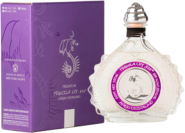 Ley 925 Anejo Cristalino Diamond Premium (Подарочная упаковка), 0.75 л в Москве