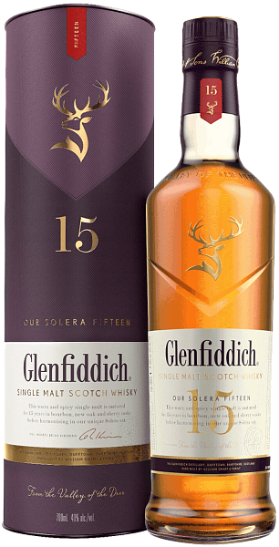 Glenfiddich 15 y.o. Single Malt Scotch Whisky (Подарочная упаковка), 0.7 л в Москве
