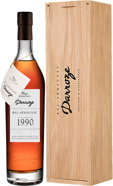 Darroze Unique Collection 1990 Bas-Armagnac (wooden box), 0.7 л в Москве
