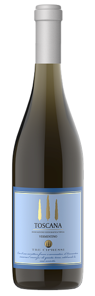 Вино Tre Cipressi Vermentino Toscana IGT Piccini, 0.75 л в Москве