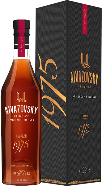 Коньяк Aivazovsky Limited Edition 1975 в подарочной упаковке, 0.7 л в Москве