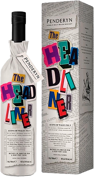 Penderyn Headliner Single Malt Welsh Whisky (Подарочная упаковка), 0.7 л в Москве