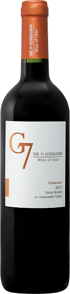 G7 Carmenere Loncomilla Valley DO Viña del Pedregal, 0.75 л в Москве
