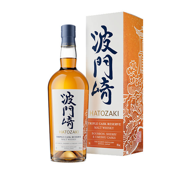 Hatozaki Triple Cask Reserve Pure Malt Japanese Whisky (Подарочная упаковка), 0.7 л в Москве