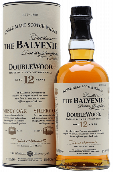 The Balvenie DoubleWood 12 Years Old Single Malt Scotch Whisky, 0.7 л в Москве