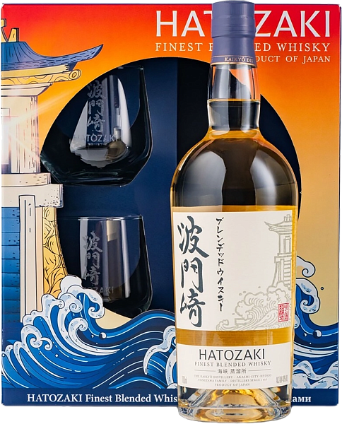 Hatozaki Blended Whisky (gift box with 2 glasses), 0.7 л в Москве