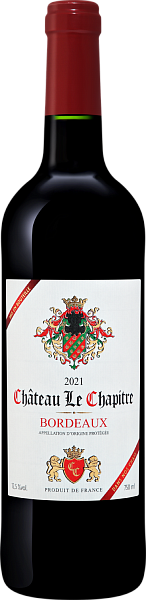 Chateau Le Chapitre Bordeaux AOC, 0.75 л в Москве