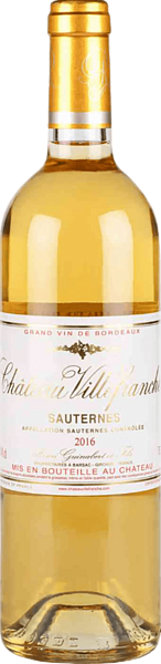 Chateau Villefranche Sauternes AOC, 0.375 л в Москве