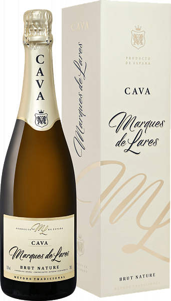 Marques de Lares Brut Nature Cava DO Lopez Morenas  (Подарочная упаковка), 0.75 л в Москве