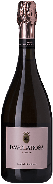 Davolarosa Brut Rose Feudi del Pisciotto, 0.75 л в Москве