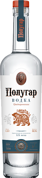 Водка Vodka Polugar, 1 л в Москве