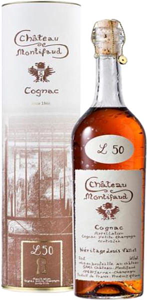 Chateau de Montifaud Heritage Louis Vallet Petite Champagne Cognac 50 y.o. (Подарочная упаковка), 0.7 л в Москве