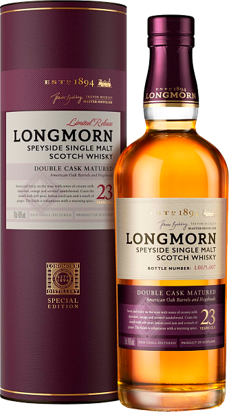Longmorn Single Malt Scotch Whisky 23 Y.O. (Подарочная упаковка), 0.7 л в Москве