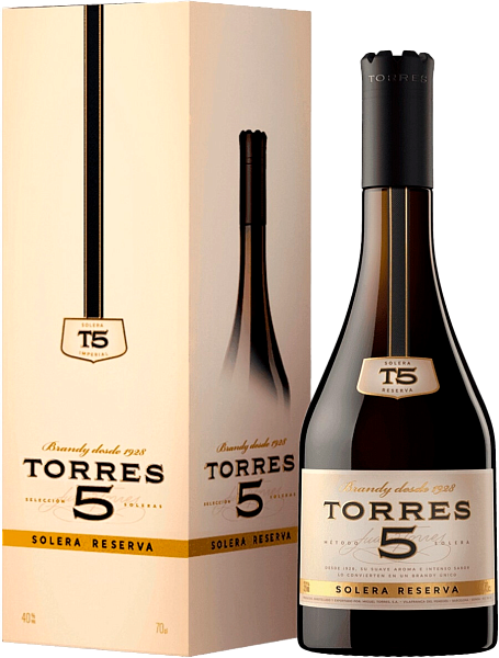 Torres 5 Solera Reserva (Подарочная упаковка), 0.7 л в Москве