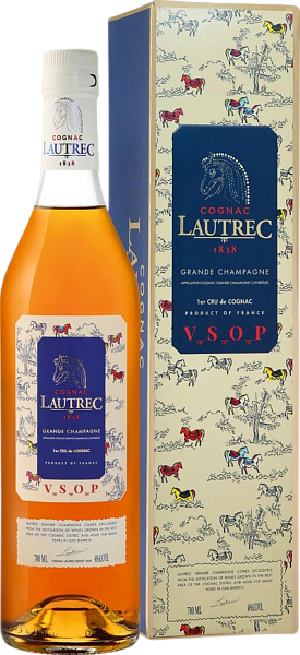 Коньяк Lautrec Cognac VSOP Grande Champagne Premier Cru (Подарочная упаковка), 0.7 л в Москве