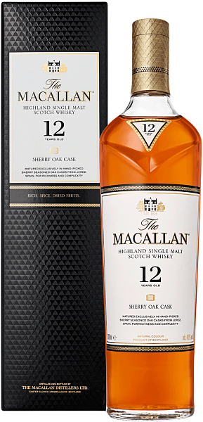 Macallan Sherry Oak Cask Highland Single Malt Scotch Whisky 12 y.o. (Подарочная упаковка), 0.7 л в Москве