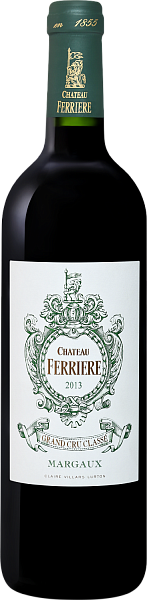Chateau Ferriere Grand Cru Classe Margaux AOC, 0.75 л в Москве
