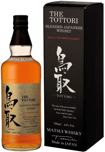 The Tottori Bourbon Barrel Blended Japanese Whisky (Подарочная упаковка), 0.5 л в Москве