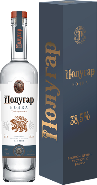 Водка Polugar (в подарочной упаковке), 0.7 л в Москве