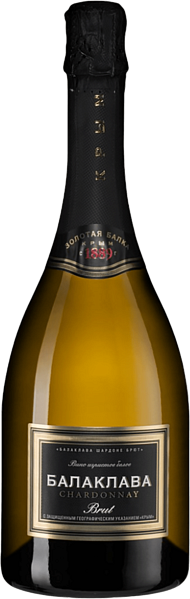 Balaklava Chardonnay Brut Crimea Zolotaya Balka, 0.75 л в Москве