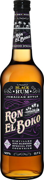 Ром Ron El Boko Black Rum, 0.7 л в Москве