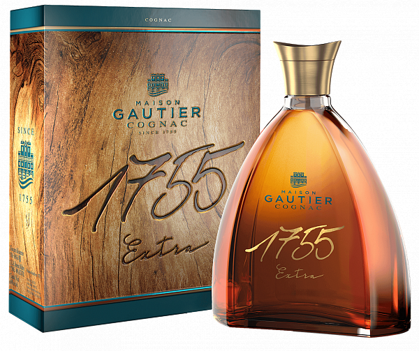 Cognac 1755 Extra Maison Gautier (Подарочная упаковка), 0.7 л в Москве