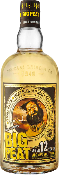 Виски Big Peat Small Batch Islay Blended Malt Scotch Whisky 12 y.o. (Подарочная упаковка), 0.7 л в Москве