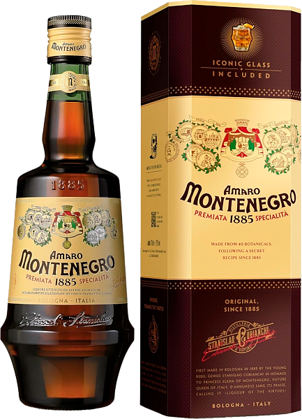 Amaro Montenegro (gift box with a glass), 0.7 л в Москве