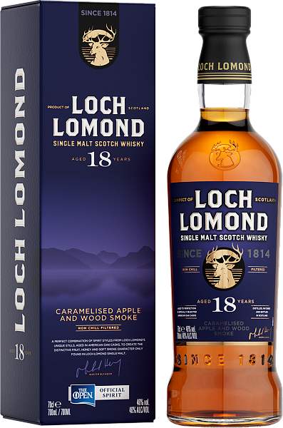 Loch Lomond Single Malt 18 y.o. Scotch Whisky (Подарочная упаковка), 0.7 л в Москве