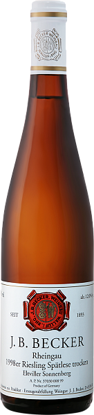 Riesling Eltviller Sonnenberg Spatlese Trocken Rheingau J.B.Becker, 0.75 л в Москве