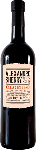 Alexandro Oloroso Jerez DO Aecovi-Jerez, 0.75 л в Москве