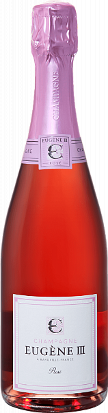 Eugene III Rosé Brut Champagne АOC Coopérative Vinicole de la Région de Baroville, 0.75 л в Москве