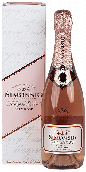 Kaapse Vonkel Rose Brut Simonsig (Подарочная упаковка), 0.75 л в Москве