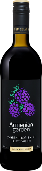 Armenian Garden Blackberry Oktemberyanskiy Wine and Brandy Factory, 0.75 л в Москве