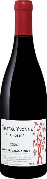 La Folie Saumur Champigny AOC Chateau Yvonne, 0.75 л в Москве