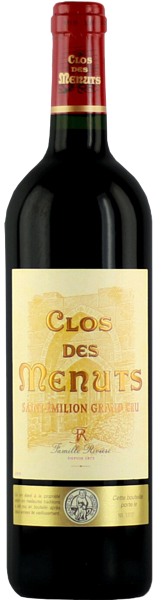 Clos de Menuts Saint-Emilion Grand Cru AOC, 0.75 л в Москве