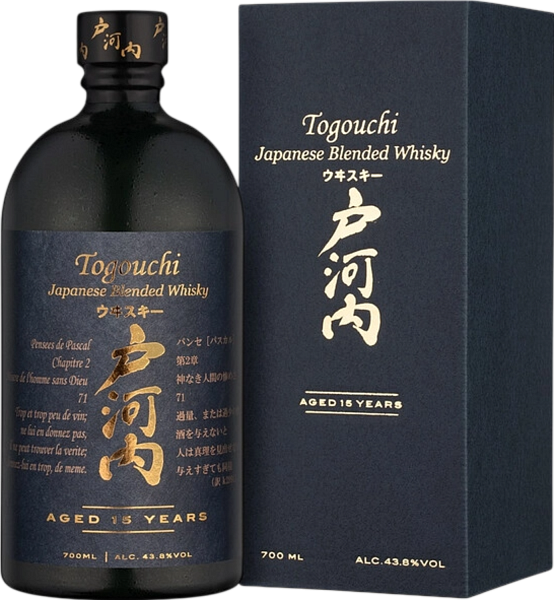 Togouchi 15 Years Old Blended Japanese Whisky (Подарочная упаковка), 0.7 л в Москве