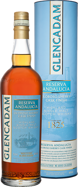 Glencadam Reserva Andalucia Oloroso Sherry Cask Finish Highland Single Malt Scotch Whisky (Подарочная упаковка), 0.7 л в Москве