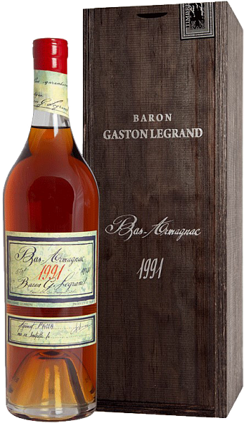 Baron Gaston Legrand 1991 Bas Armagnac (Подарочная упаковка), 0.7 л в Москве