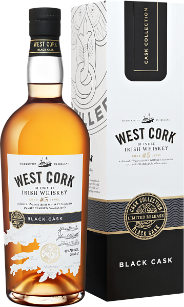 Виски West Cork Black Cask Blended Irish Whiskey (Подарочная упаковка), 0.7 л в Москве
