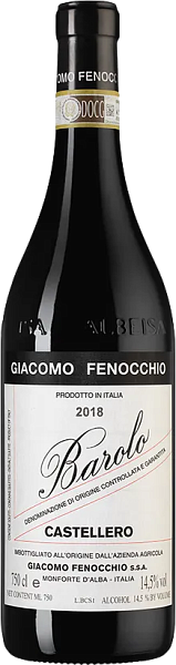 Barolo DOCG Castellero Giacomo Fenocchio, 0.75 л в Москве