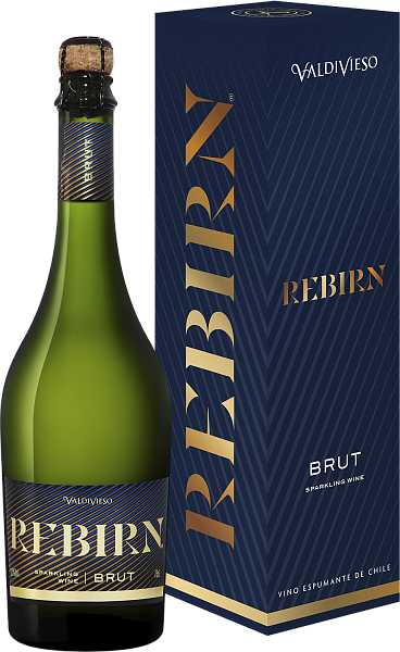 Игристое вино Rebirn Brut Vina Valdivieso (в подарочной упаковке), 0.75 л в Москве