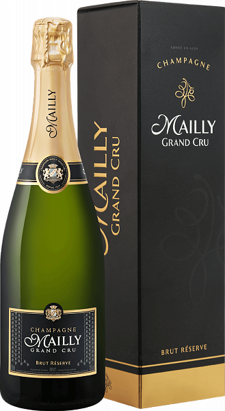 Игристое вино Mailly Grand Cru Brut Reserve Champagne AOC (Подарочная упаковка), 0.75 л в Москве