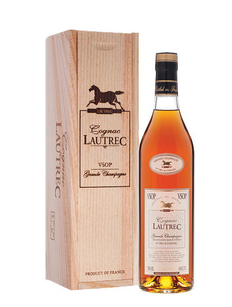 Lautrec Cognac VSOP Grande Champagne Premier Cru (Подарочная упаковка), 0.7 л в Москве