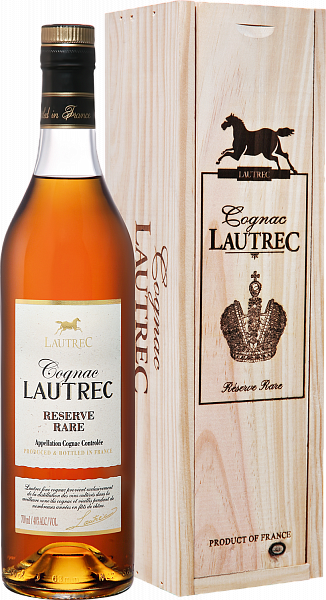 Lautrec Cognac Reserve Rare (Подарочная упаковка), 0.7 л в Москве