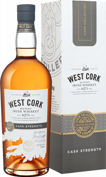 West Cork Cask Strength Blended Irish Whiskey (Подарочная упаковка), 0.7 л в Москве